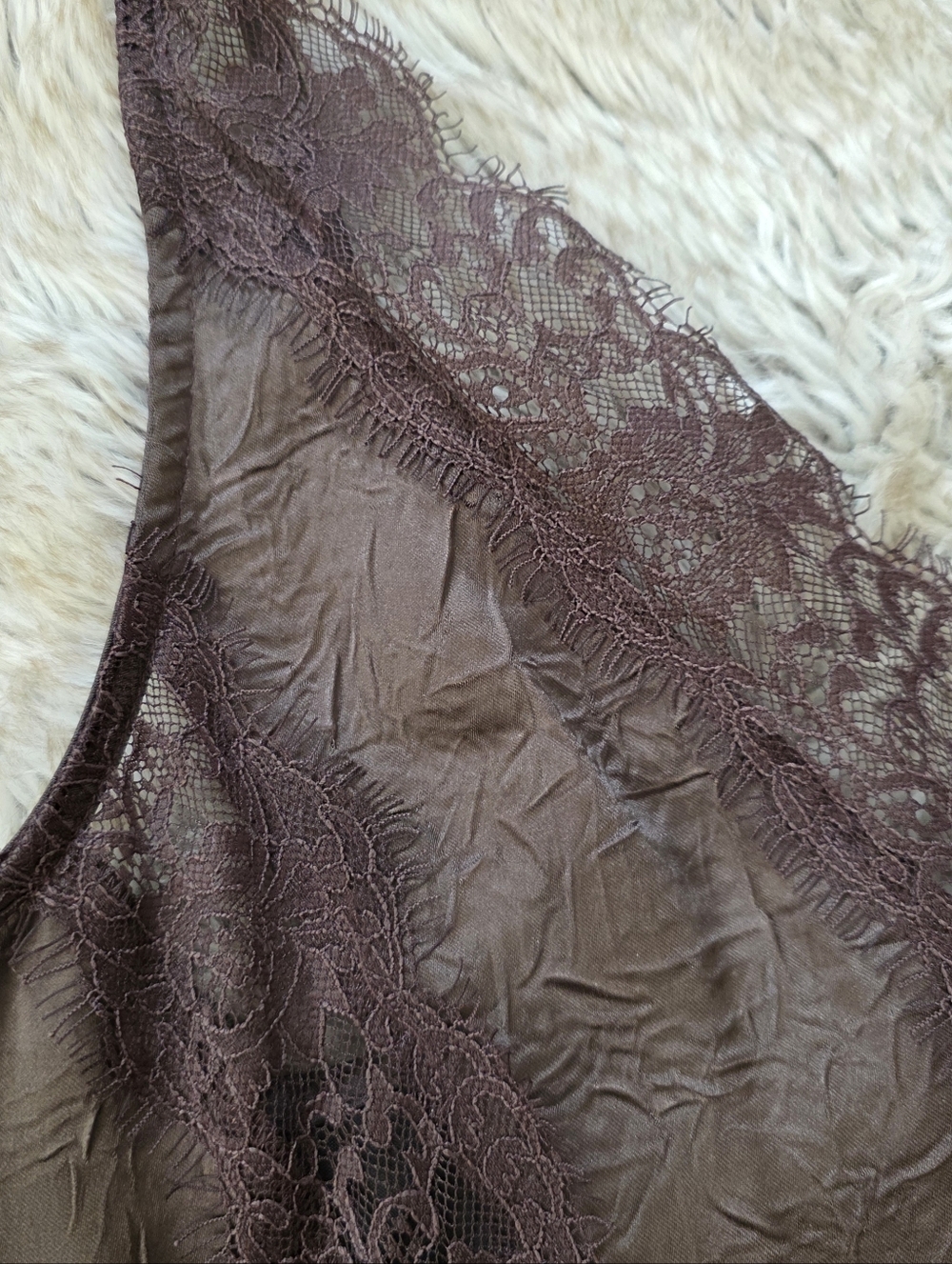 Free People Maybe Forever Maxi Dress Deep Fudge Brown Women's Size 14 - Picture 5 of 13